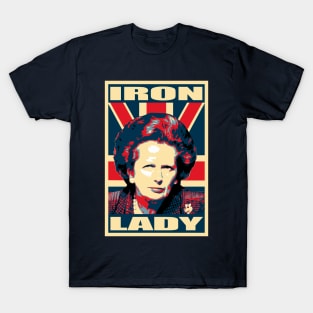 Iron Lady Propaganda Poster Pop Art T-Shirt